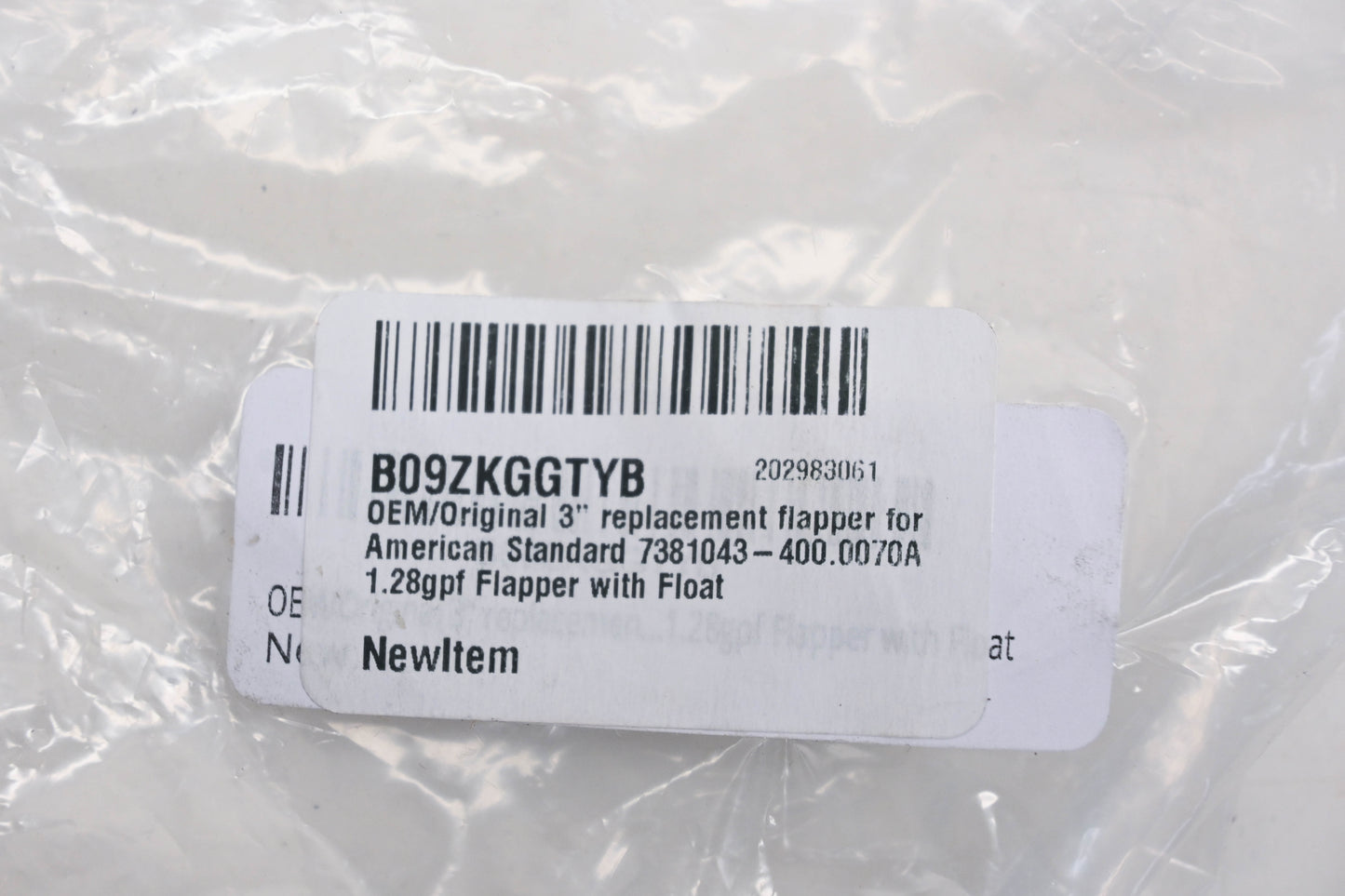 Aftermarket 7381043-400.0070A Replacement 1.28gpf Flapper With Float NOS