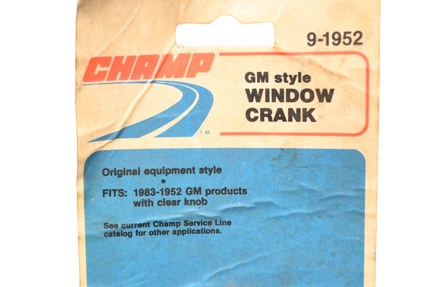 Champ 9-1952 GM Style Window Crank Handle NOS