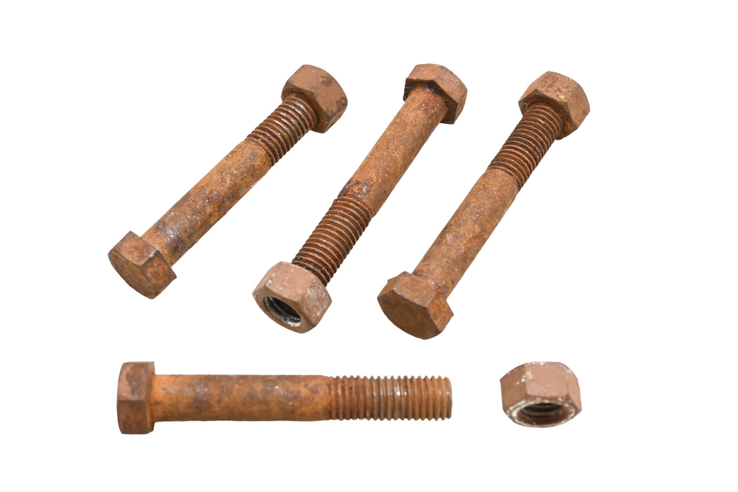 Aftermarket BA011-3 Hex Head Bolts 15/16" x 5/8-11 x 4" & Nuts Qty 4