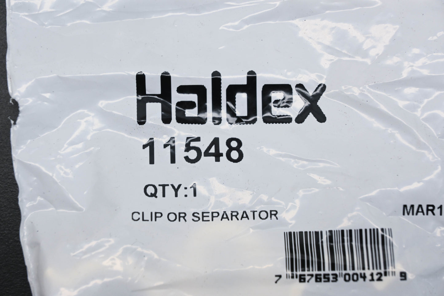 Haldex 11548 Hose Clips Qty 4 NOS