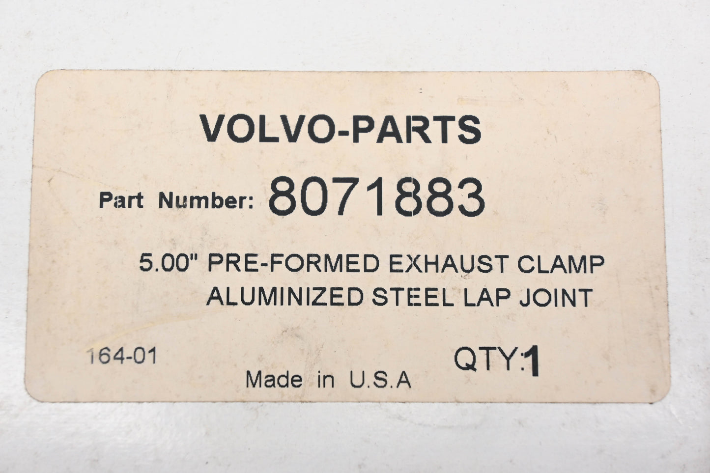 Torctite 8071883 Preformed 5" Exhaust Clamp Kit NOS