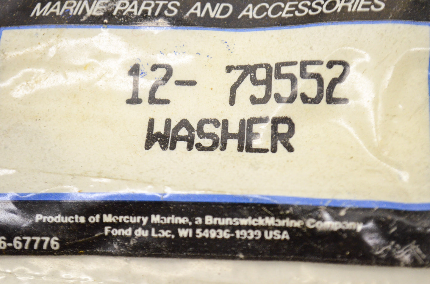 New OEM Quicksilver Mercury Washer NOS