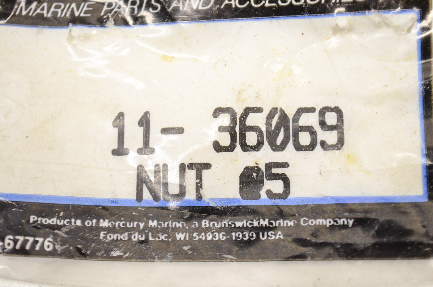 New OEM Quicksilver Mercury Nuts QTY 3 NOS