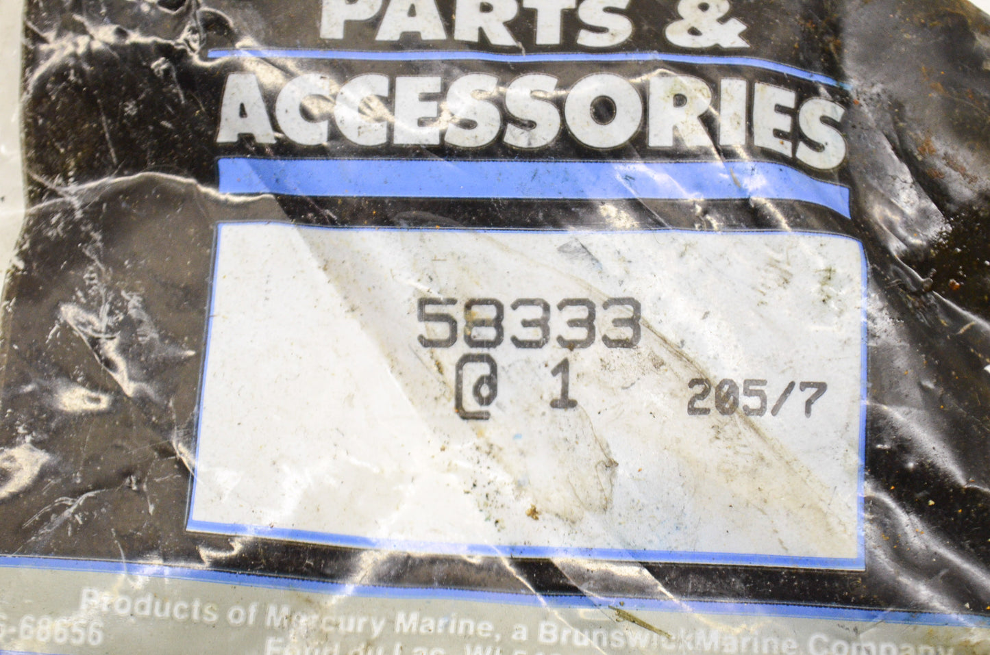 New OEM Quicksilver Mercury Alternator Brace NOS