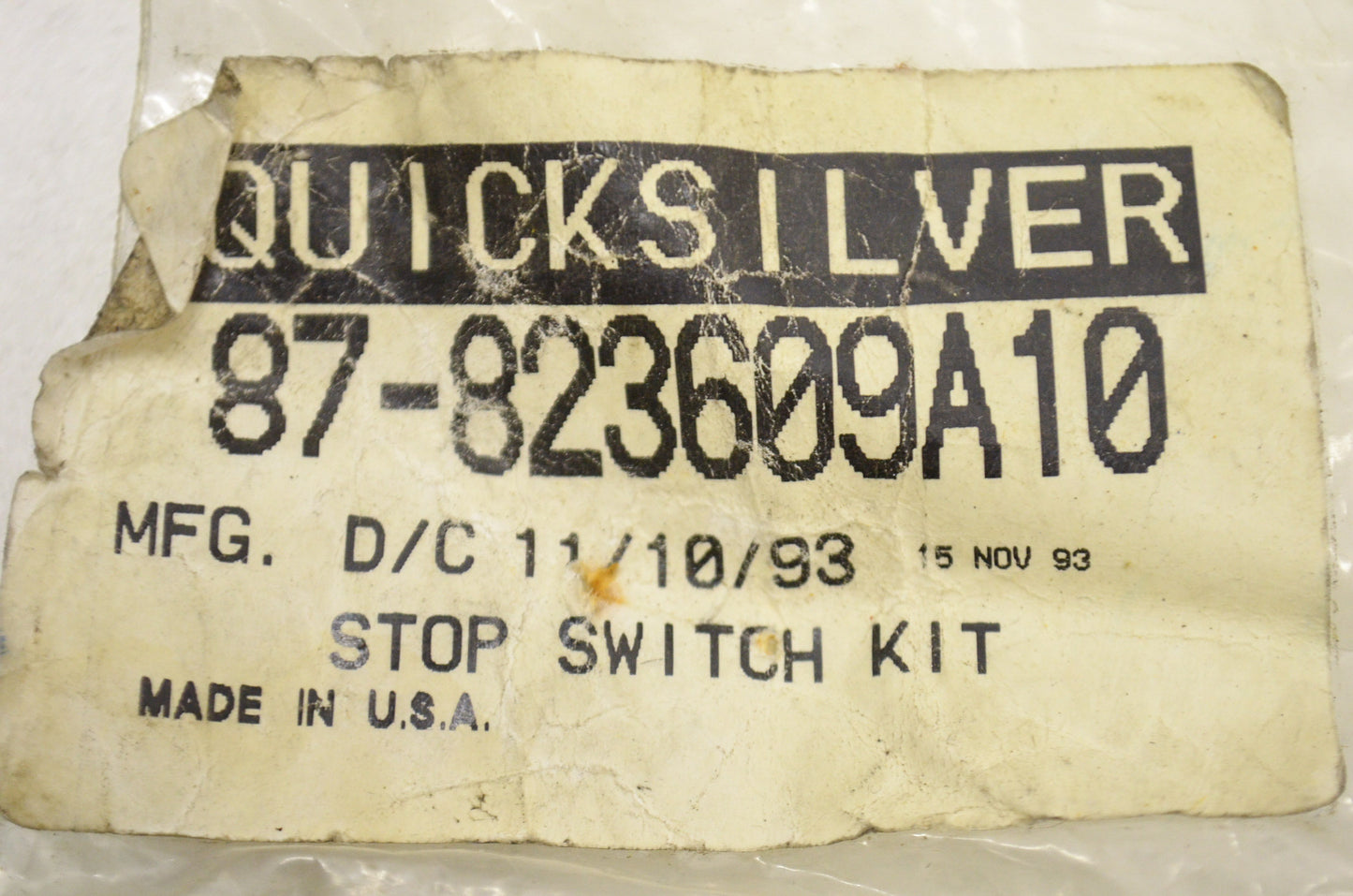 New OEM Quicksilver Mercury Switch Kit NOS