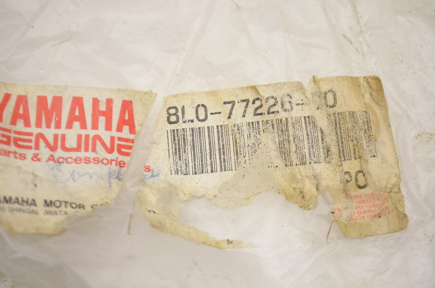 OEM Yamaha 8L0-77226-00-00 Trim 6 NOS