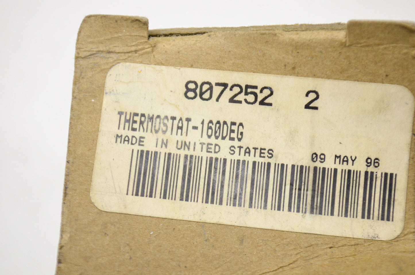 New OEM Quicksilver Mercury Thermostat 160 Degree NOS
