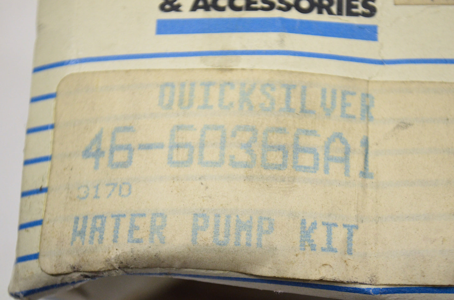 New OEM Quicksilver Mercury Water Pump Kit Missing Parts NOS