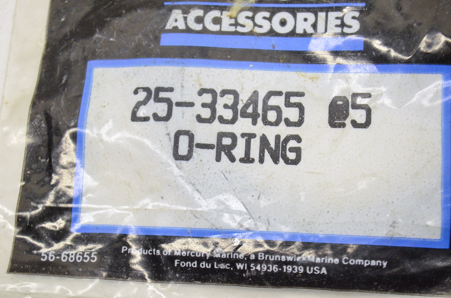 New OEM Quicksilver Mercury O Rings QTY 5 NOS