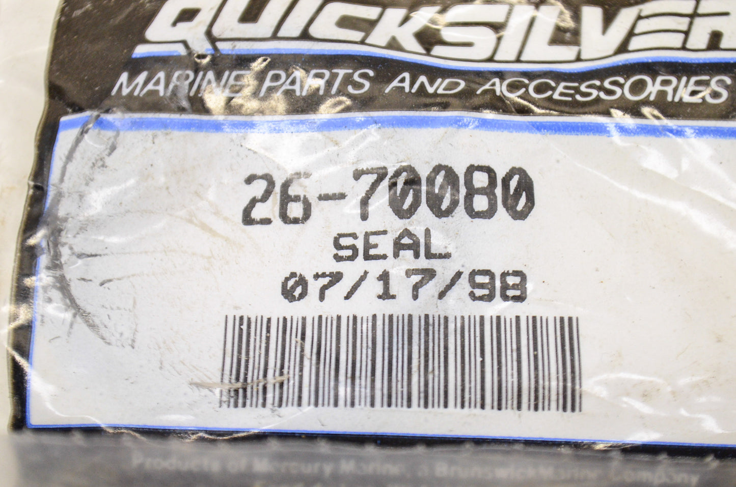 New OEM Quicksilver Mercury Seal NOS
