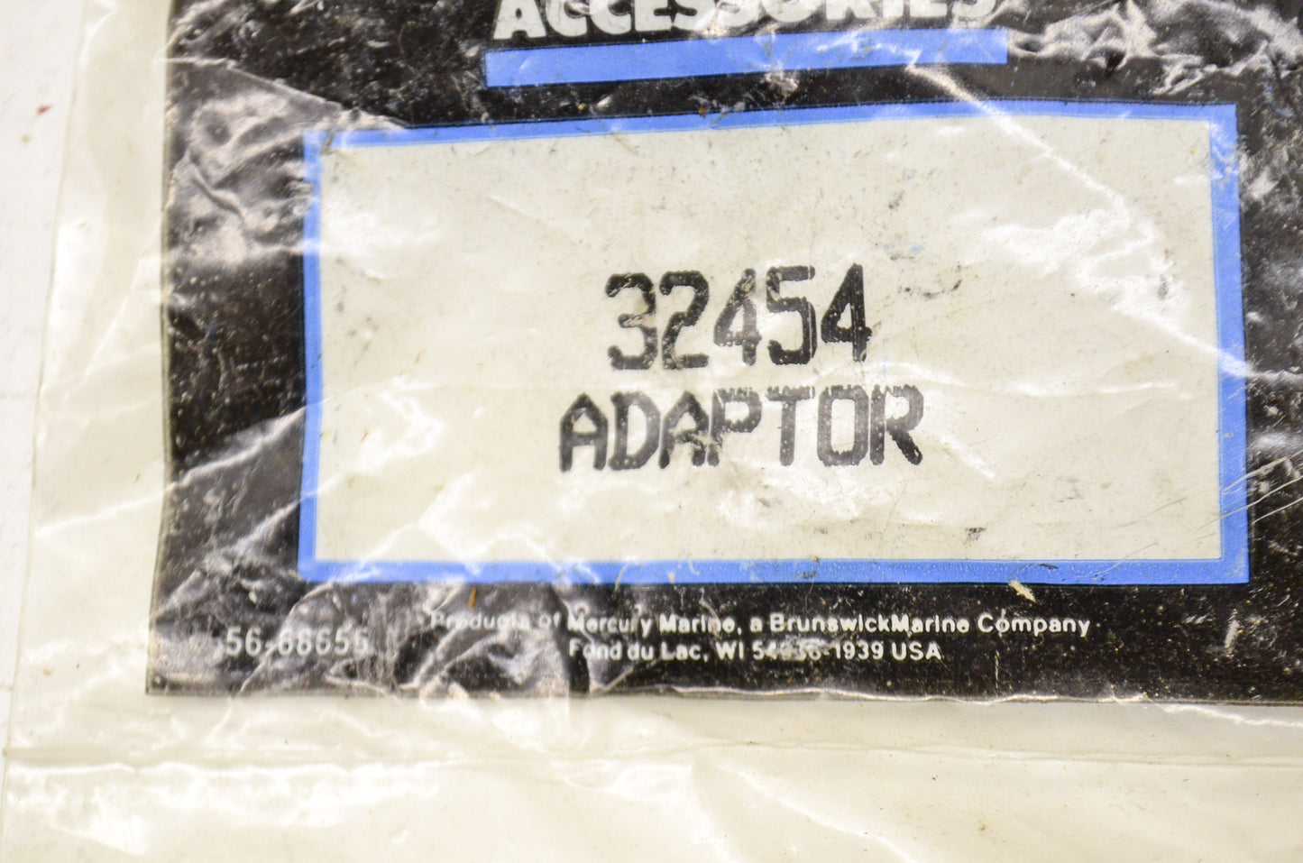 New OEM Quicksilver Mercury Check Unit Adaptor NOS