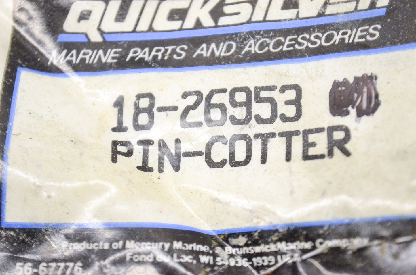 New OEM Quicksilver Mercury Cotter Pins QTY 2 NOS