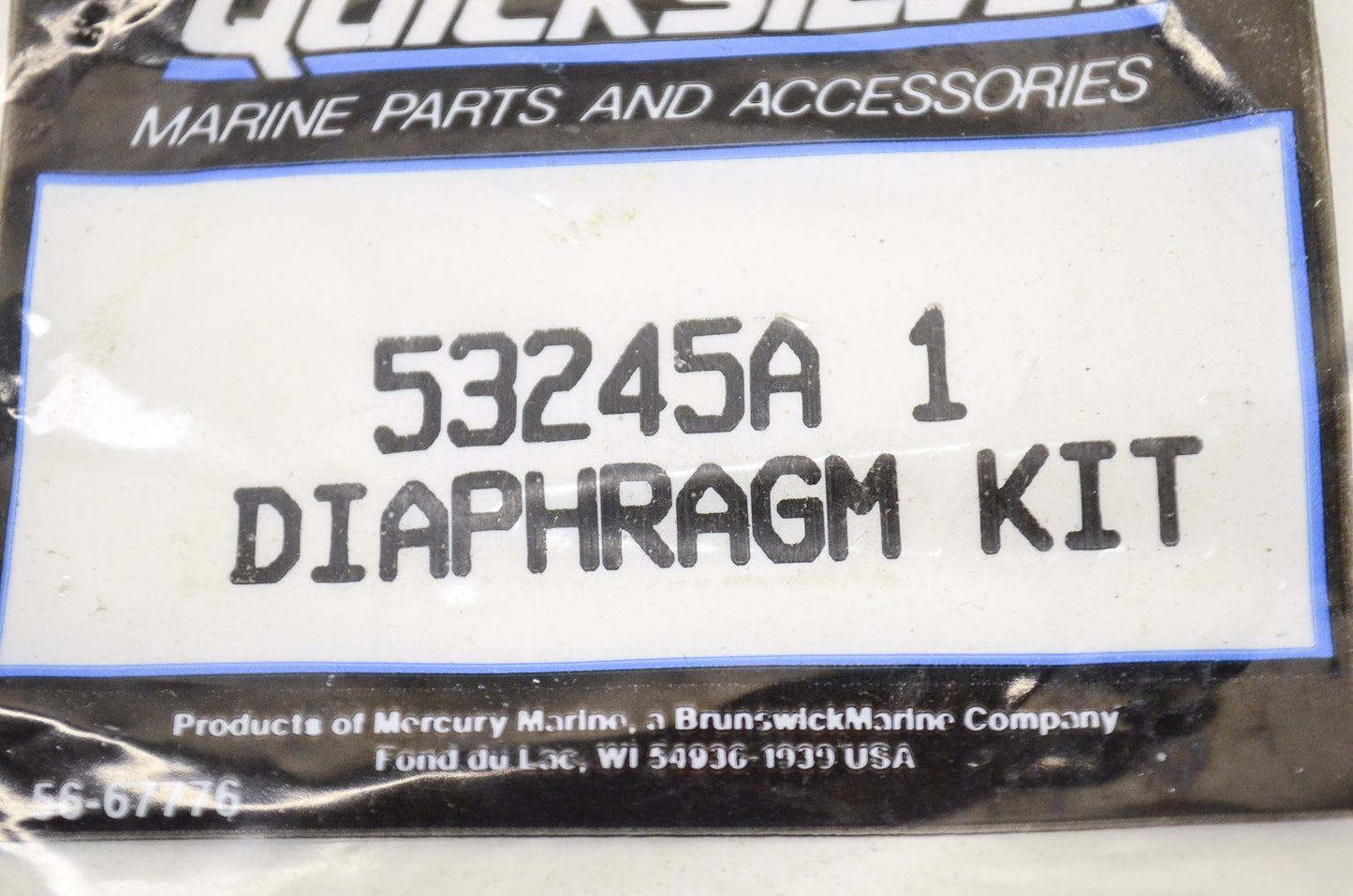 New OEM Quicksilver Mercury Diaphragm Kit NOS