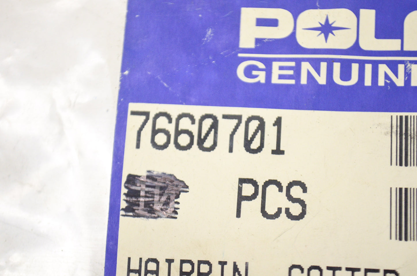 OEM Polaris 7660701 Cotter Hairpin Qty 2 NOS