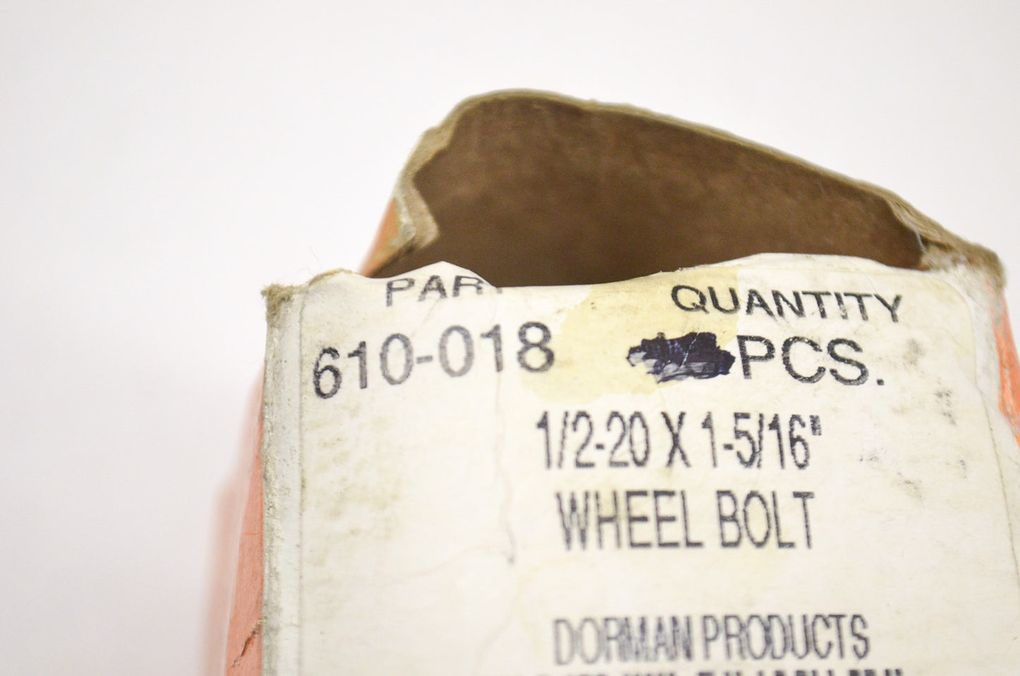 New Dorman Wheel Bolts Qty 2 1/2-20X1-5/16 NOS