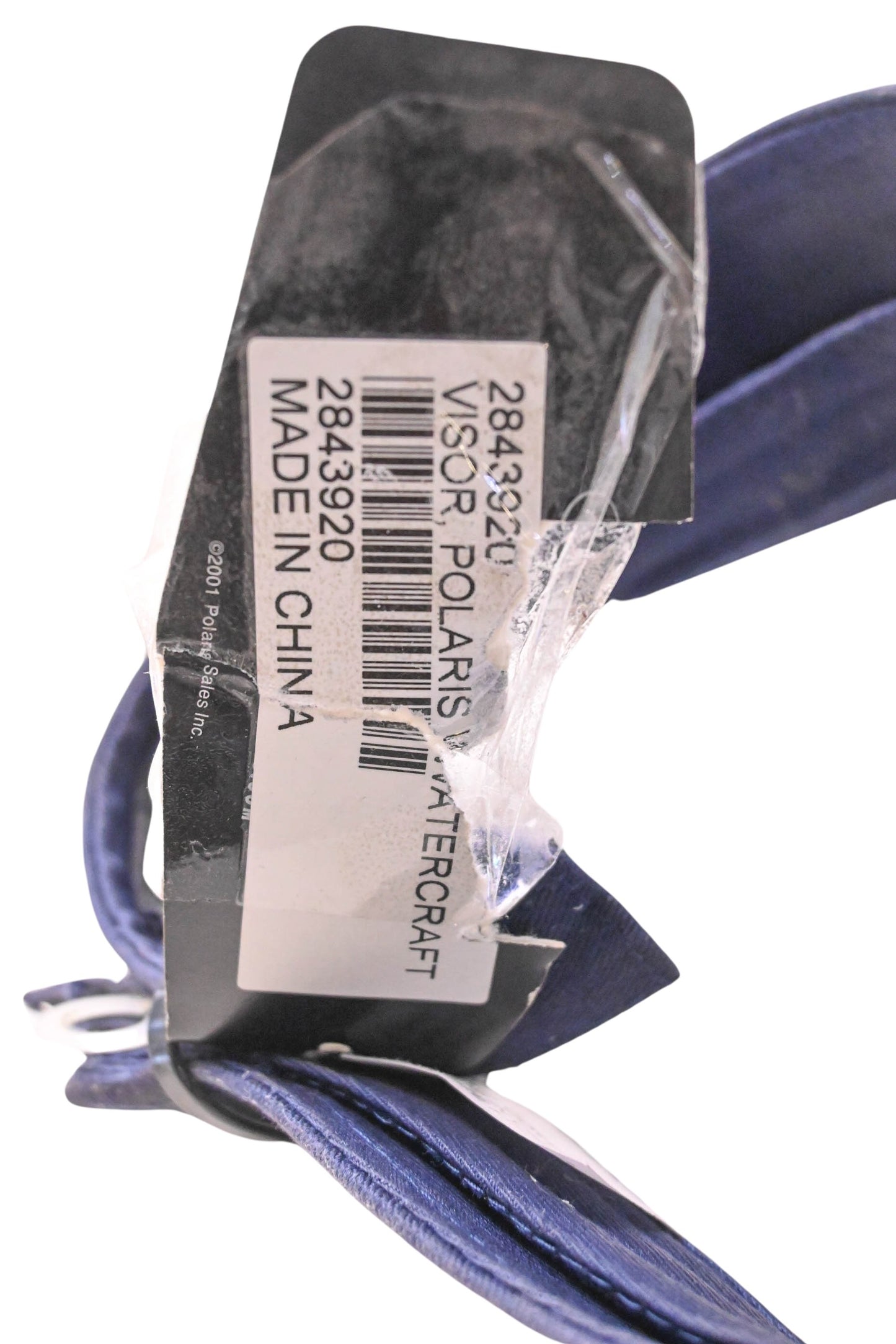 New OEM Polaris 2843920 Blue Watercraft Visor One Size NOS