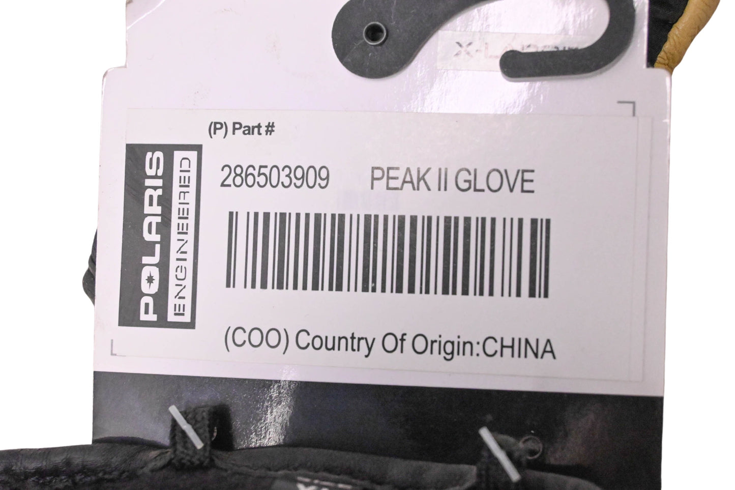 New OEM Polaris 286503909 Peak II Glove Size XL NOS