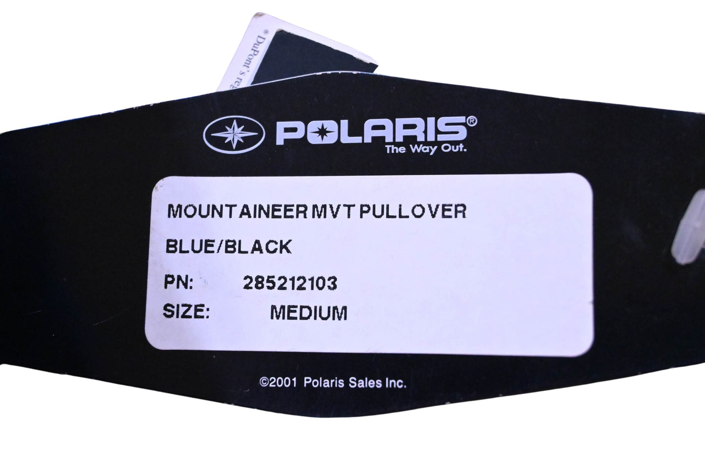 New OEM Polaris 285212103 Blue/Black Mountaineer Pullover Size M NOS