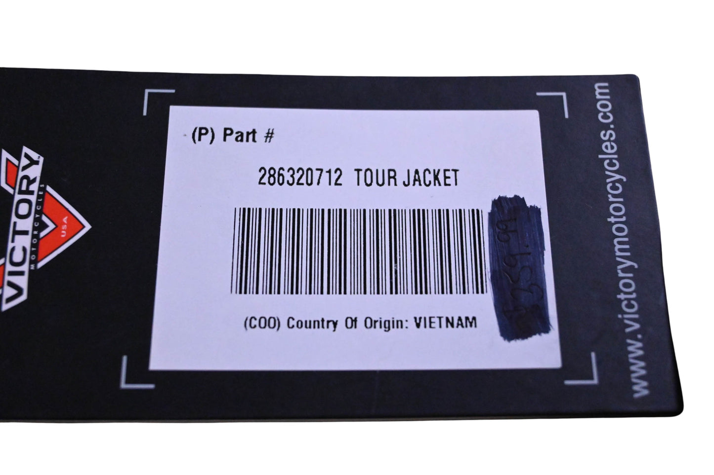 New OEM Polaris 286320712 Black Tour Jacket Size 2XL NOS