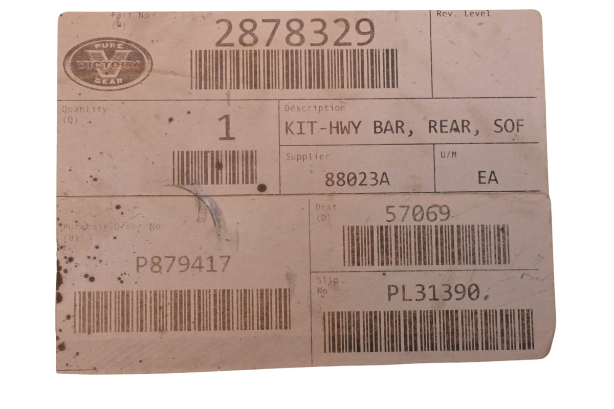 New OEM Victory 2878329 Soft Saddle Bag Rail Kit NOS