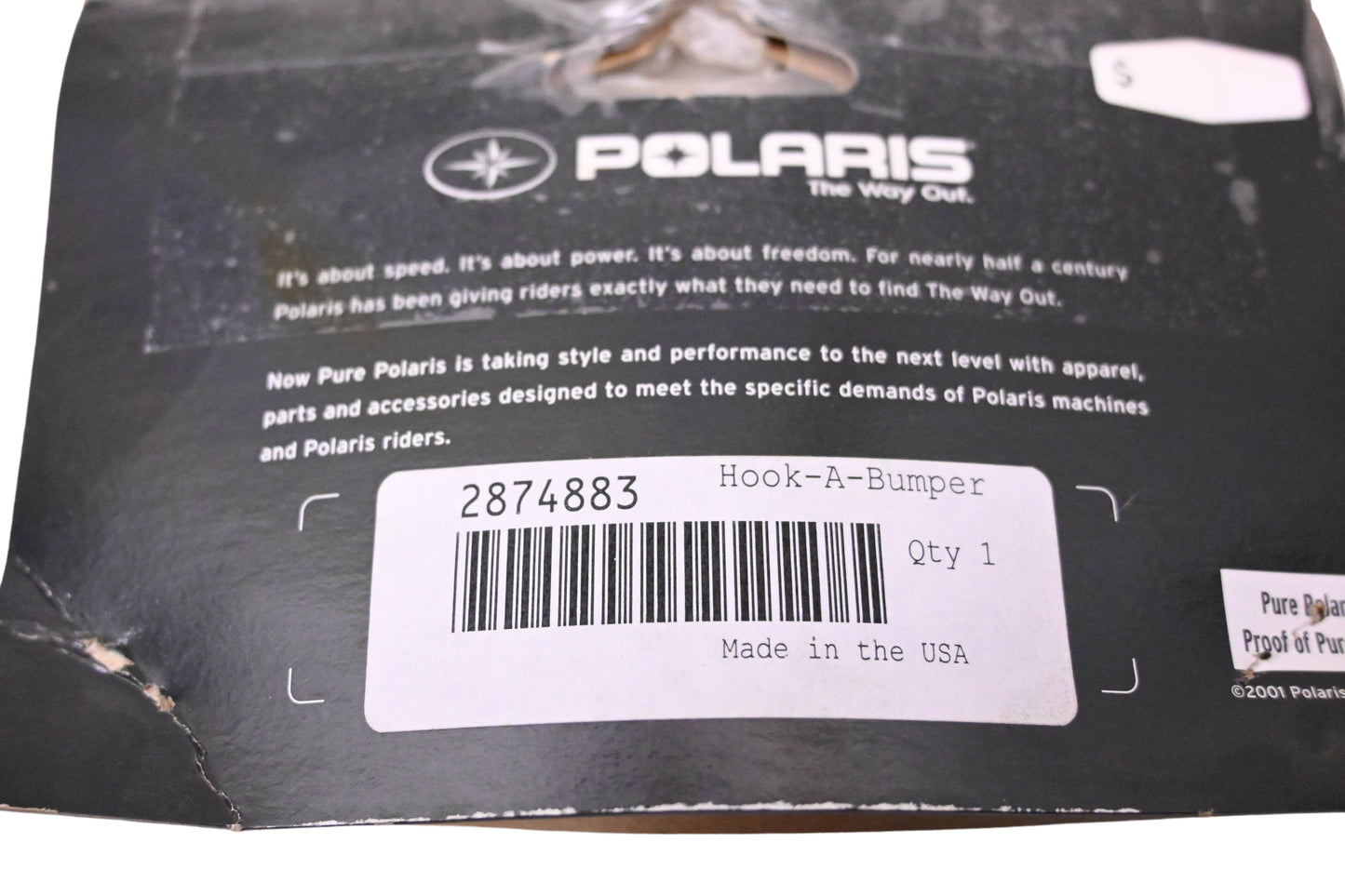 New OEM Polaris 2874883 PWC Hook Bumper Assembly NOS
