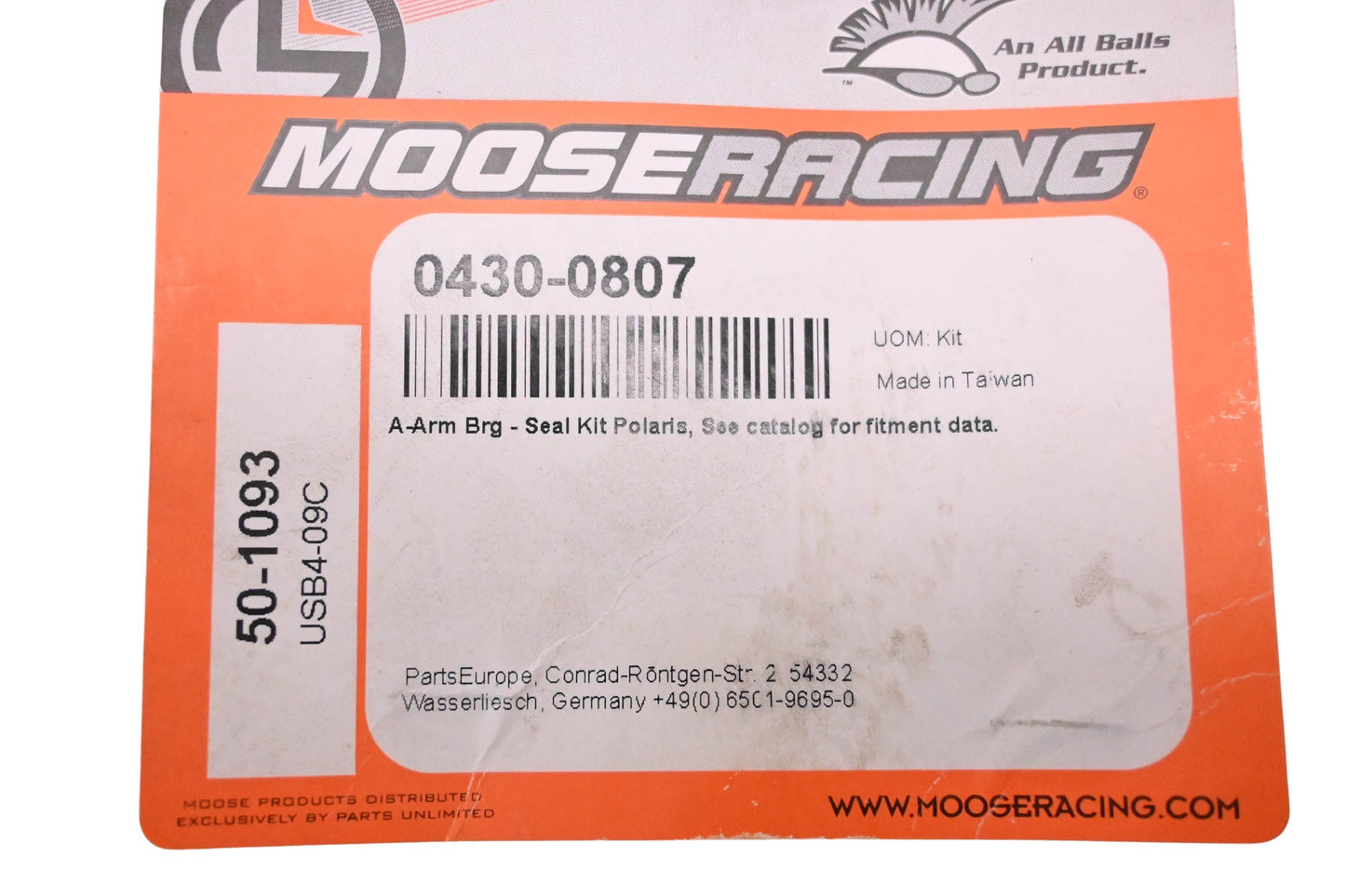 Moose Racing 0430-0807 A-Arm Bearing & Seal Kit NOS