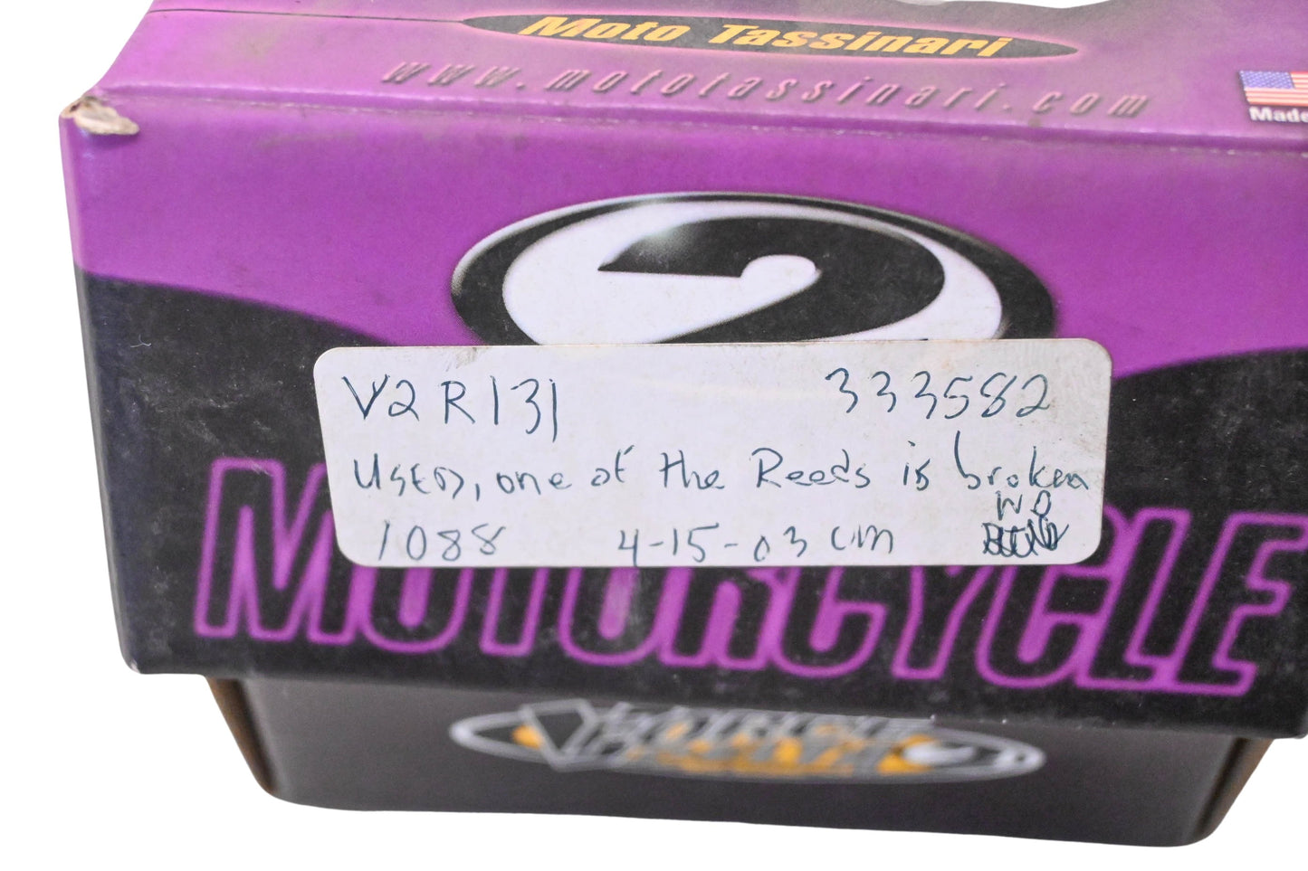 Moto Tassinari V2R131, 333582 Reed Valve Assembly