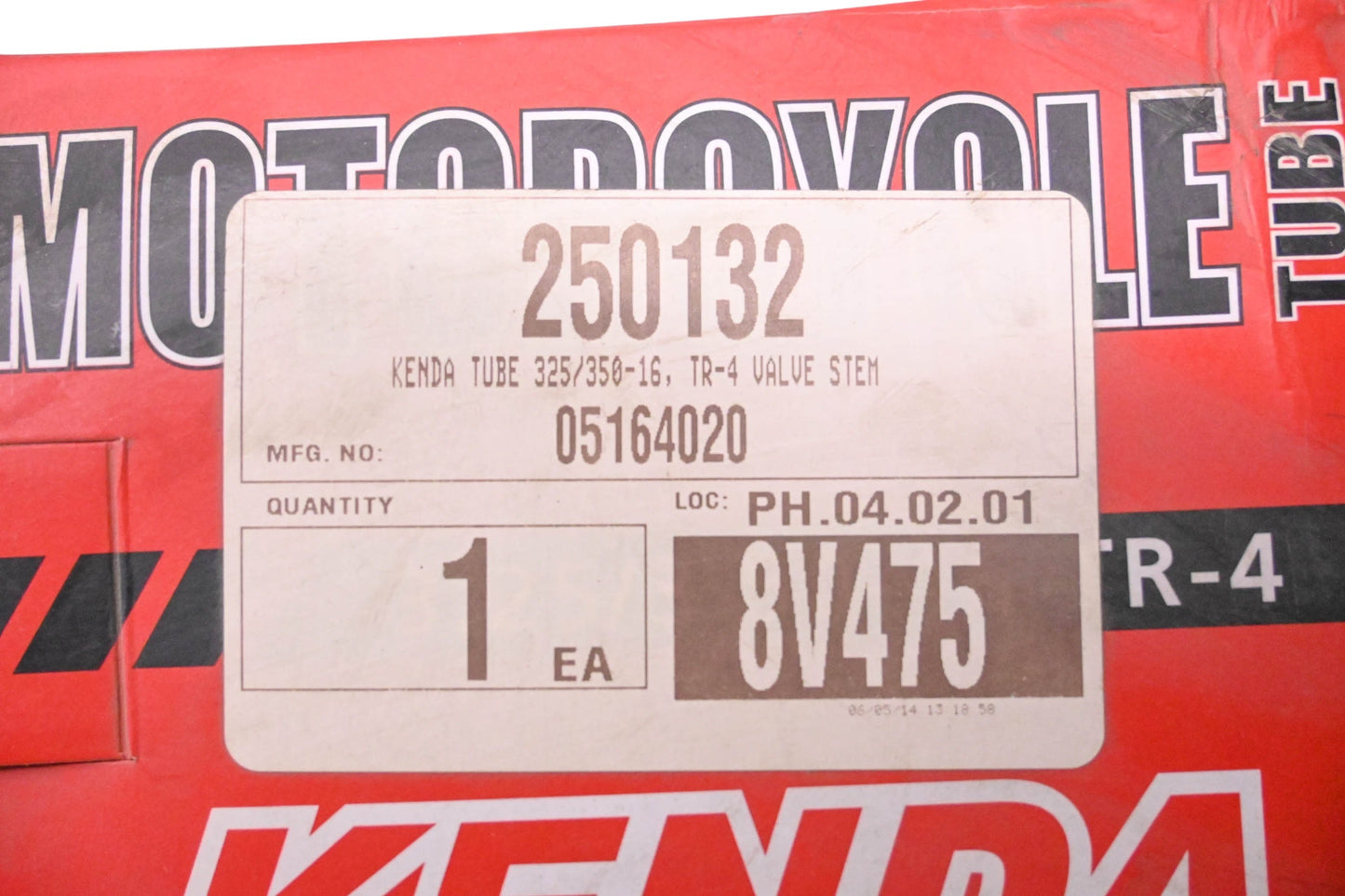 Kenda 250132 325/350-16 Inner Tube NOS