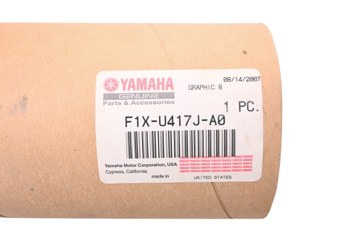 New OEM Yamaha F1X-U417J-A0-00 FX High Output Graphic NOS