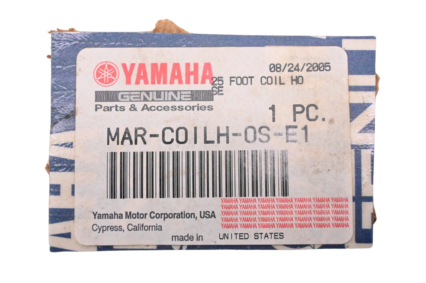 New OEM Yamaha MAR-COILH-OS-E1 25' Coil Hose Assembly NOS