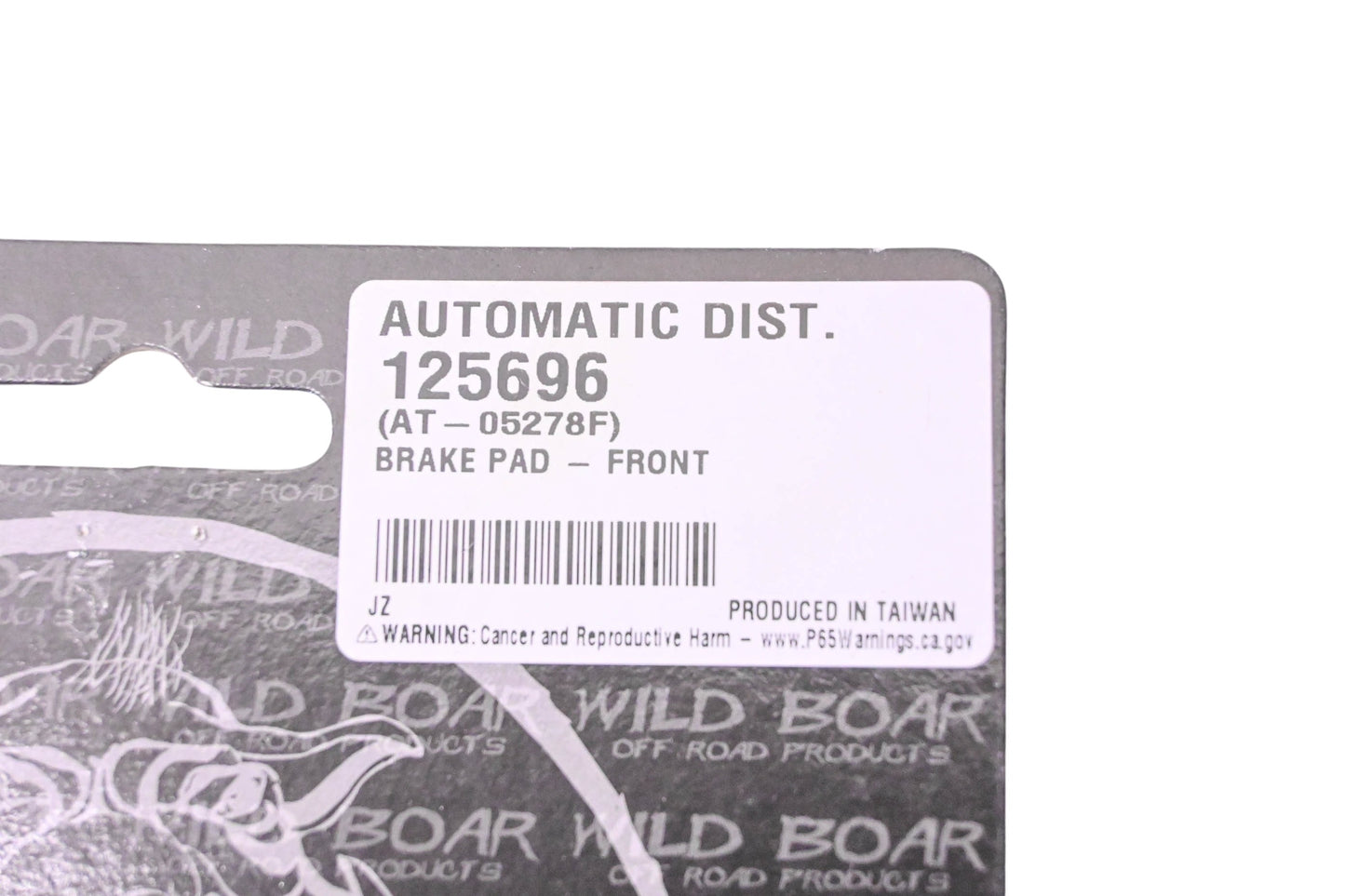 Wild Boar 125696 Rear Hydraulic Semi Metal Brake Pad Kit NOS