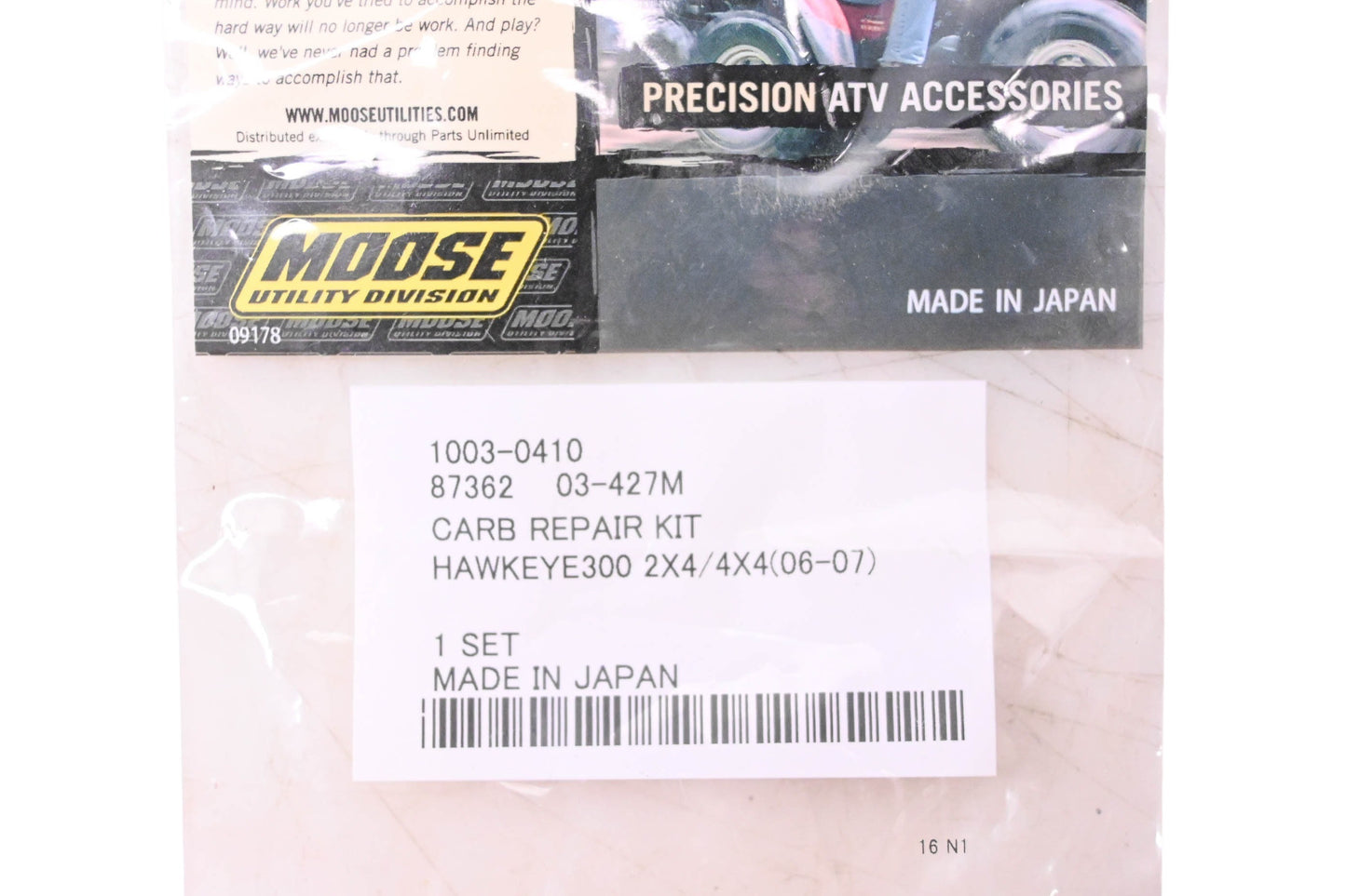 Moose Utilities 1003-0410 Carburetor Repair Kit NOS