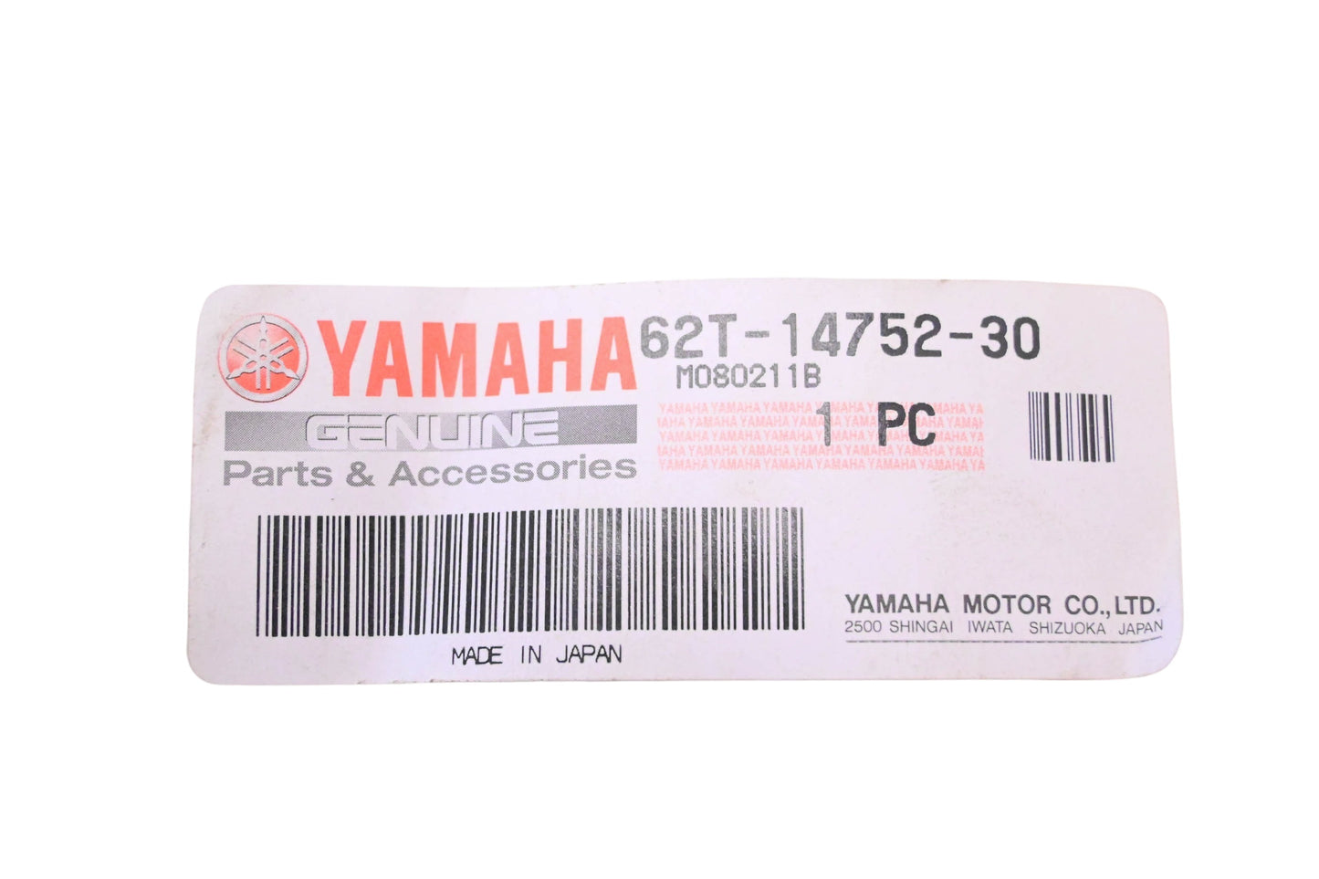 New OEM Yamaha 62T-14752-30-00 Exhaust Pipe NOS