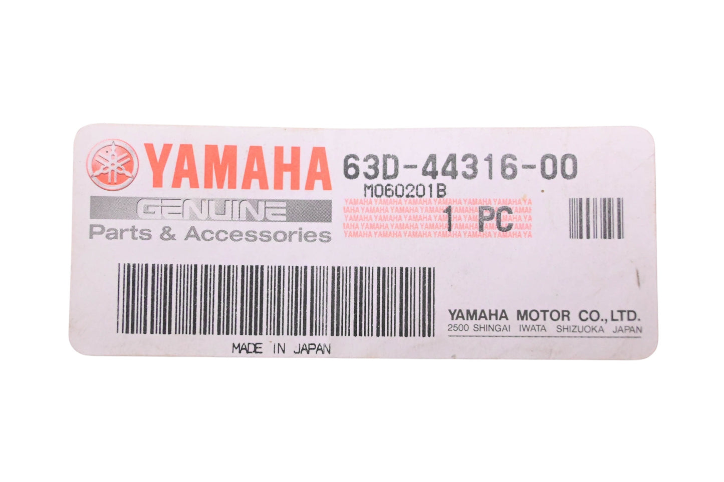 New OEM Yamaha 63D-44316-00-00 Water Pump Gasket NOS