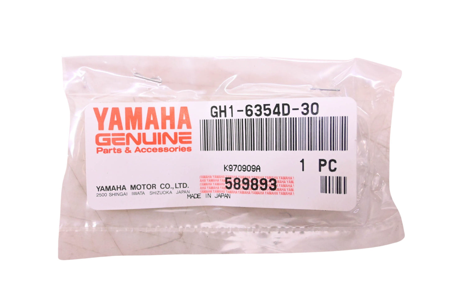 New OEM Yamaha GH1-6354D-30-00 Blue Cap Head NOS