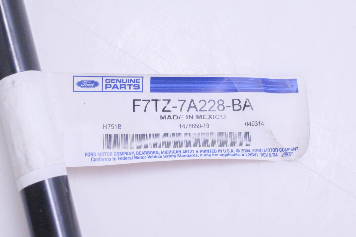New OEM Ford F7TZ-7A228-BA, 112223 Oil Filler Tube NOS