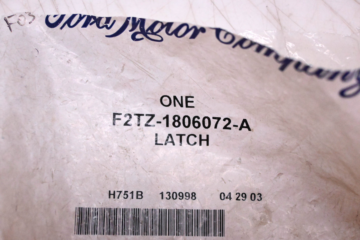 New OEM Ford F2TZ-1806072-A Latch Assembly NOS