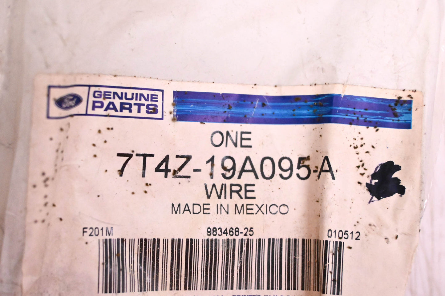 New OEM Ford 7T4Z-19A095-A Earth Wire Assembly NOS