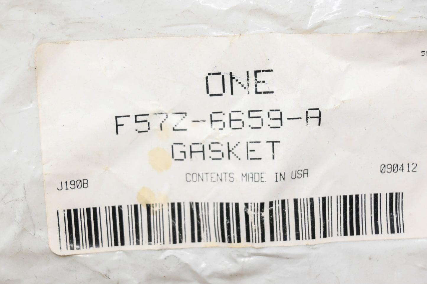 New OEM Ford F57Z-6659-A Oil Pump Gasket NOS
