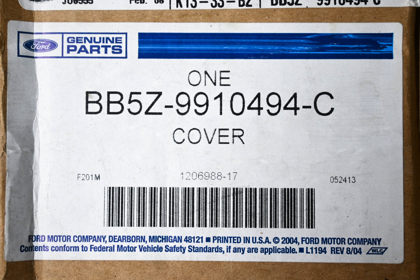 New OEM Ford BB5Z-9910494-C Under Cover Panel NOS
