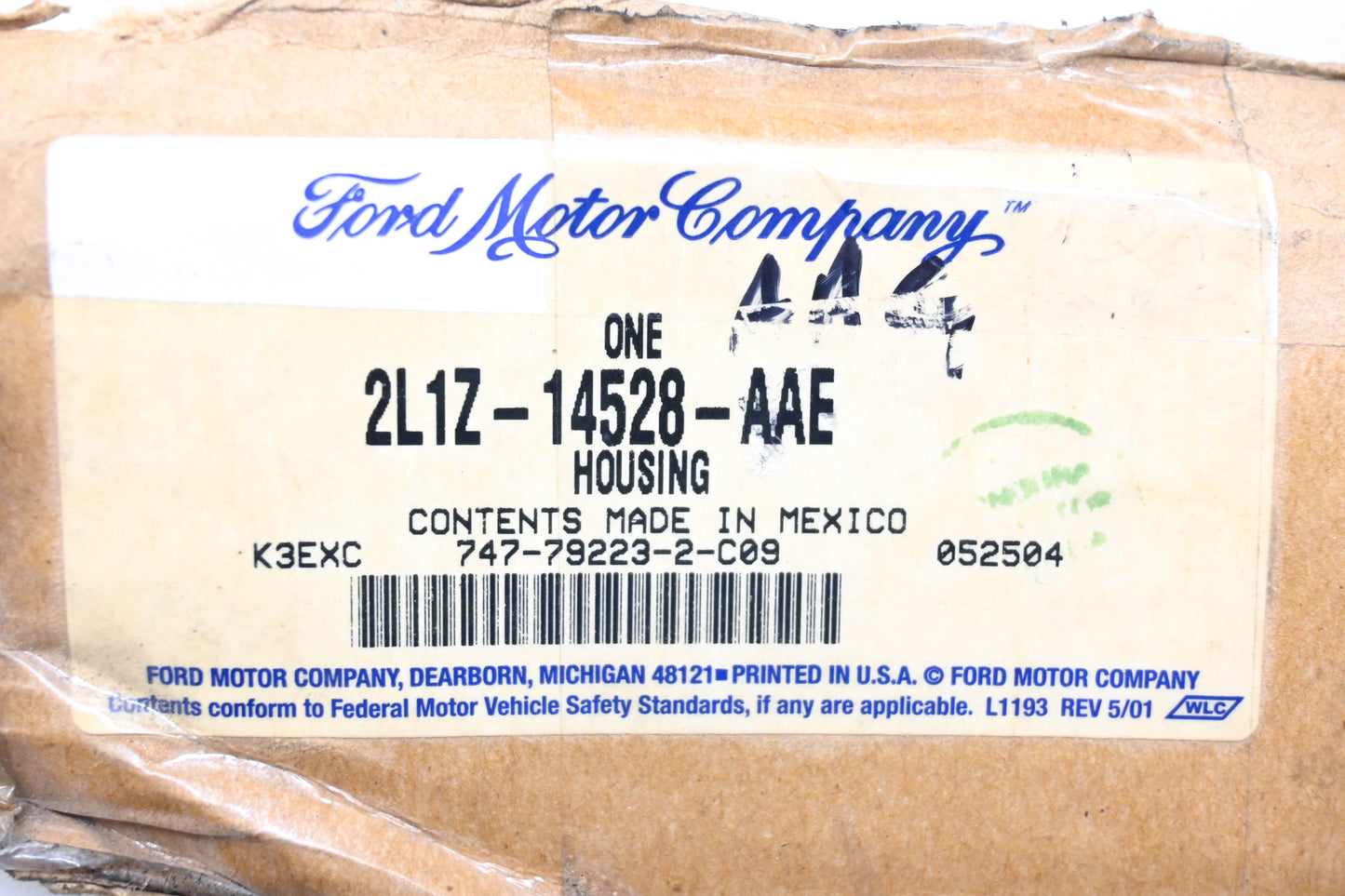 New OEM Ford 2L1Z-14528-AAE, 2L1X-14A568-AF Left Door Switch Housing NOS