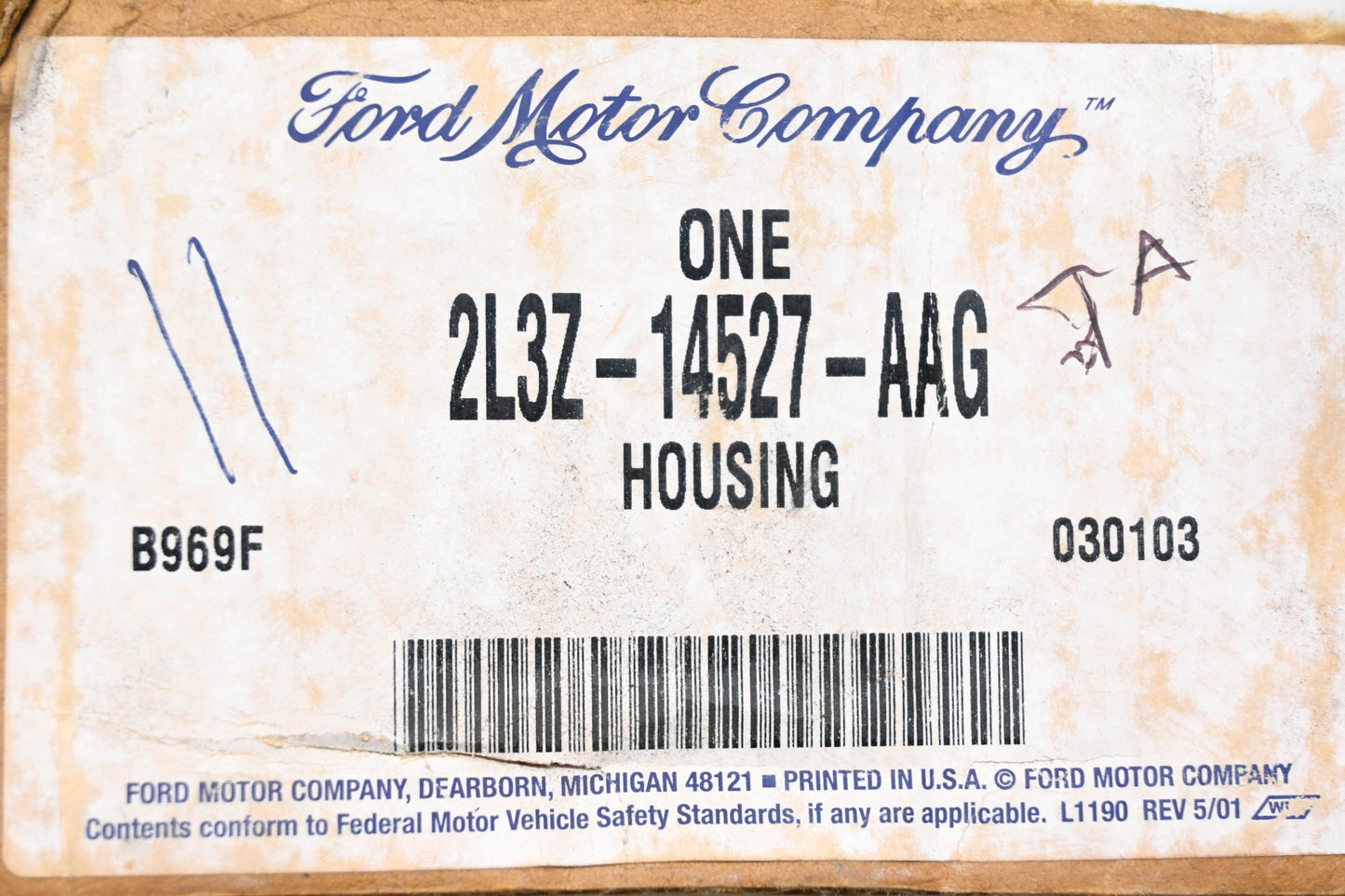 New OEM Ford 2L3Z-14527-AAG, 2L34-14A563-AAW Switch Housing NOS