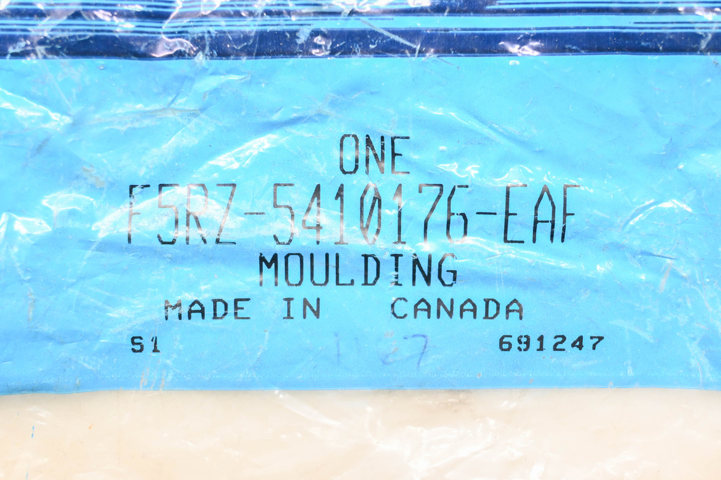 New OEM Ford F5RZ-5410176-EAF Rear Passenger Side Moulding NOS