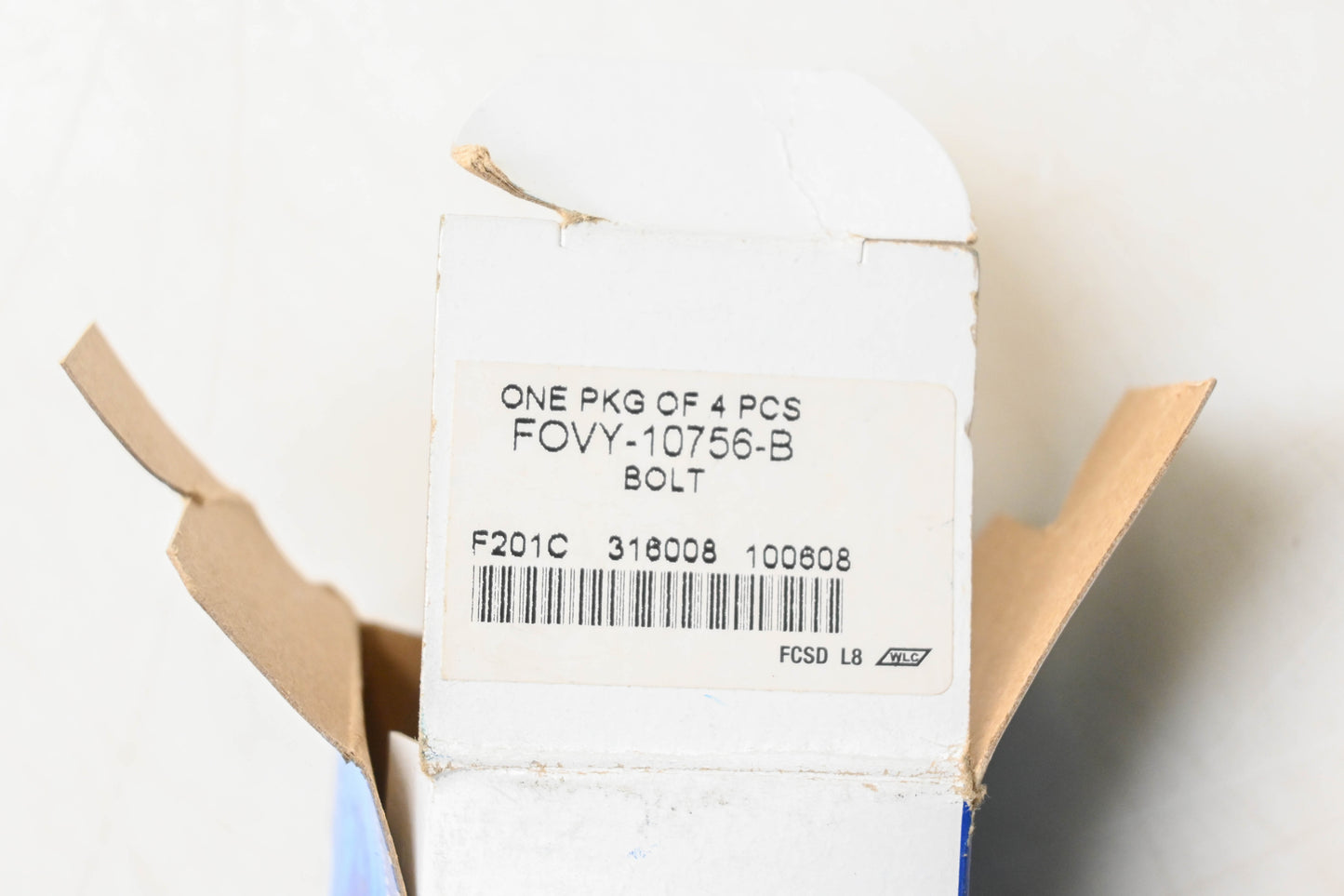 New OEM Ford FOVY-10756-B Battery Hold Down Rod Bolts Qty 3 NOS
