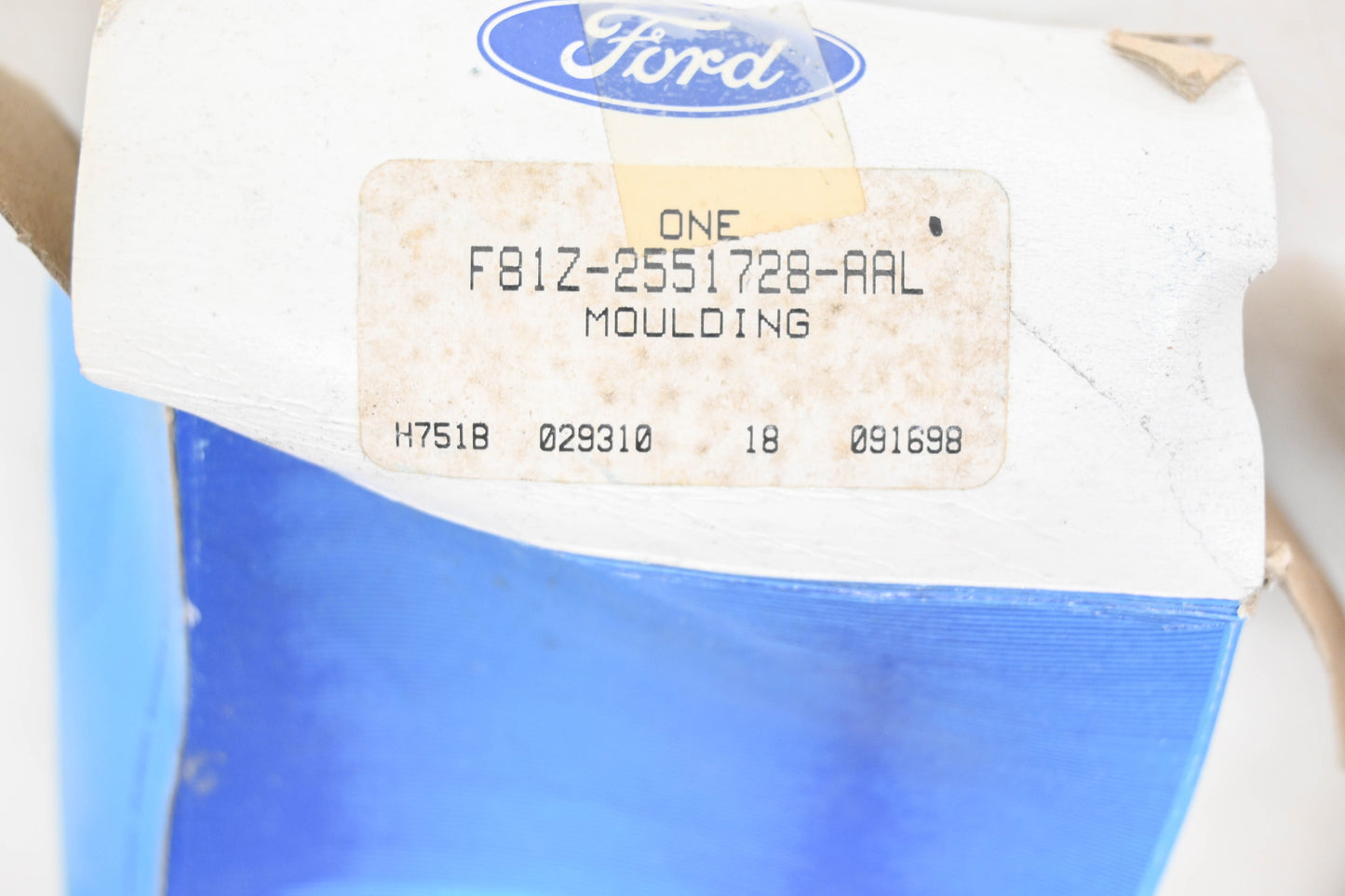 New OEM Ford F81Z-2551728-AAL Exterior Cab Roof Molding NOS