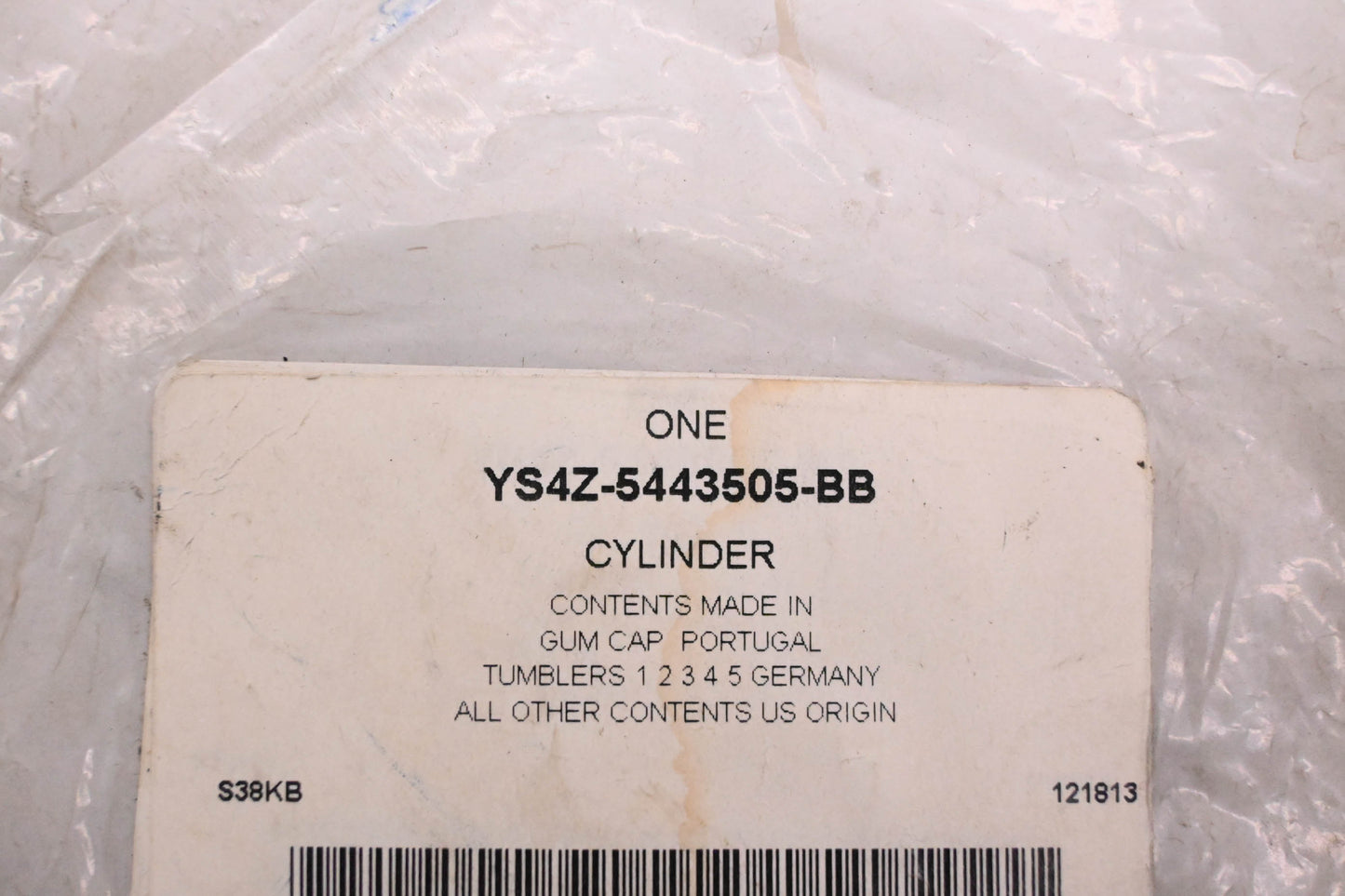 New OEM Ford YS4Z-5443505-BB Lock Cylinder Kit NOS