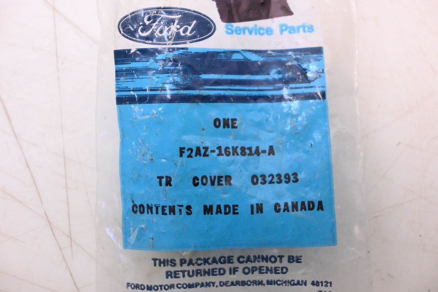 New OEM Ford F2AZ-16K814-A Cover NOS