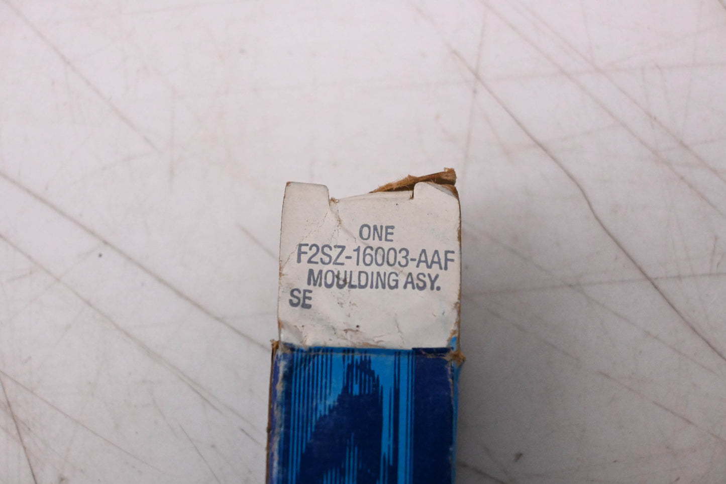 New OEM Ford F2SZ-16003-AAF Blue Fender Moulding NOS