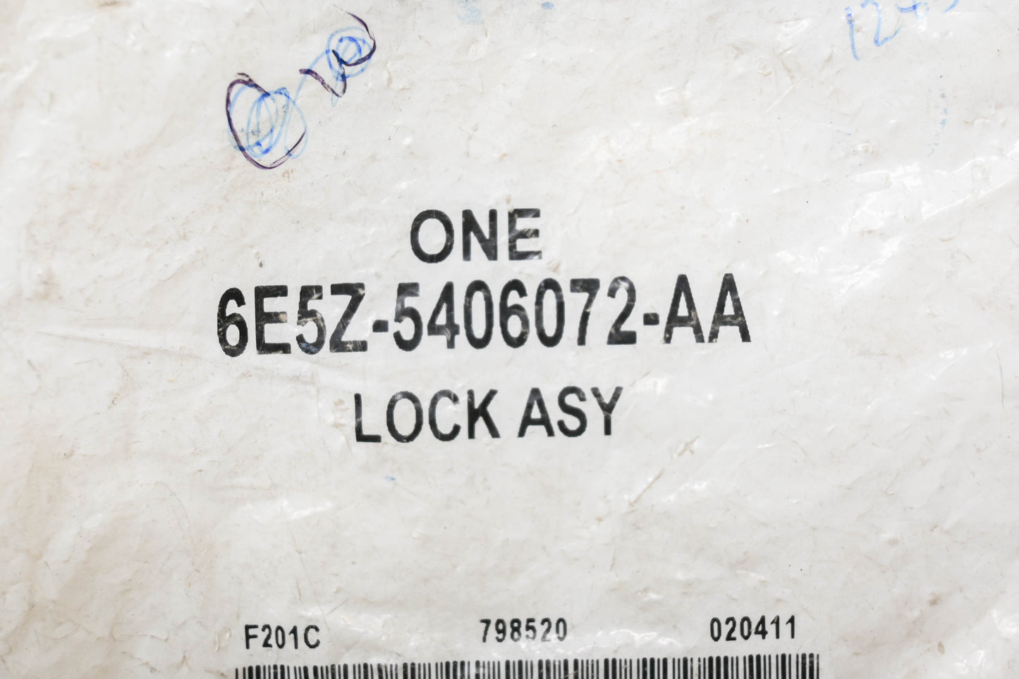 New OEM Ford 6E5Z-5406072-AA Door Lock Assembly NOS