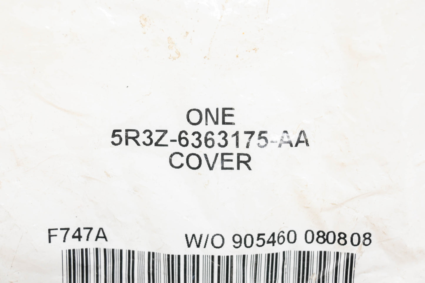 New OEM Ford 5R3Z-6363175-AA Seat Back Adjust Cover NOS